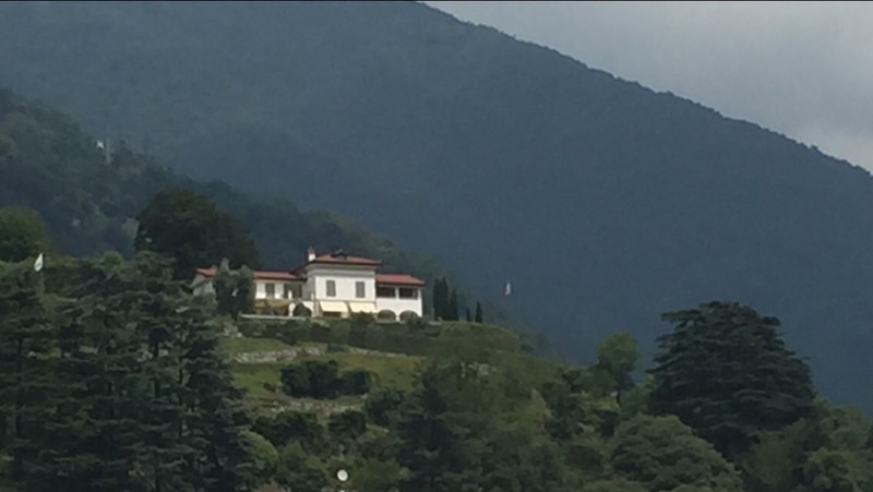 Villa on the hill lake Como