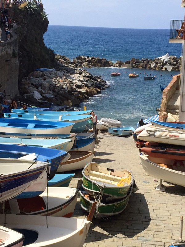 Boats at Riomaggiore 