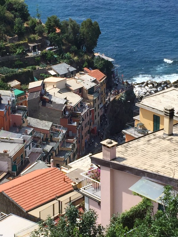 Looking down main st at Riomaggiore