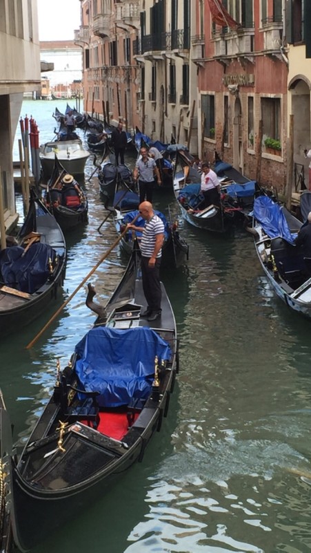 Busy with the gondolas