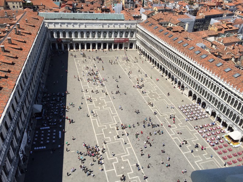 San Marco Square from above