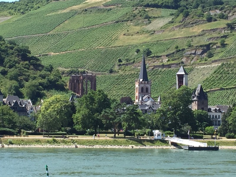 Old church on the Rhine