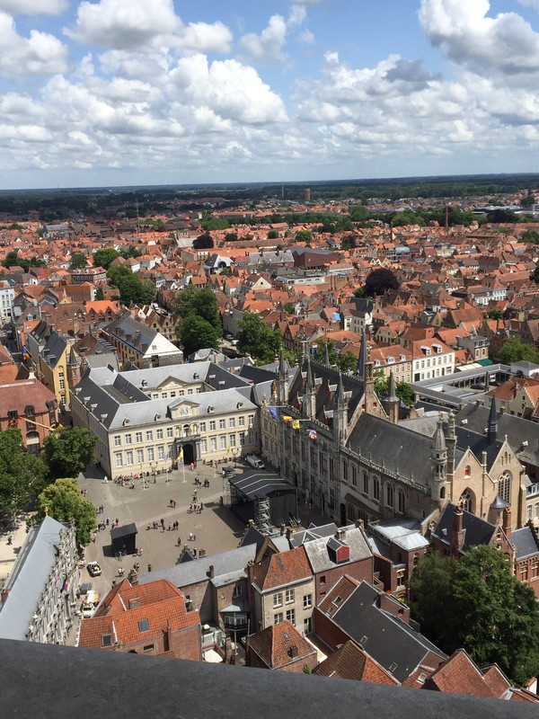 Looking over Bruges