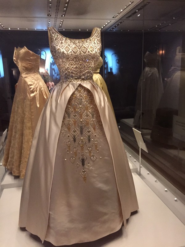 All the Monarchs dresses on display at Kennsington Palace