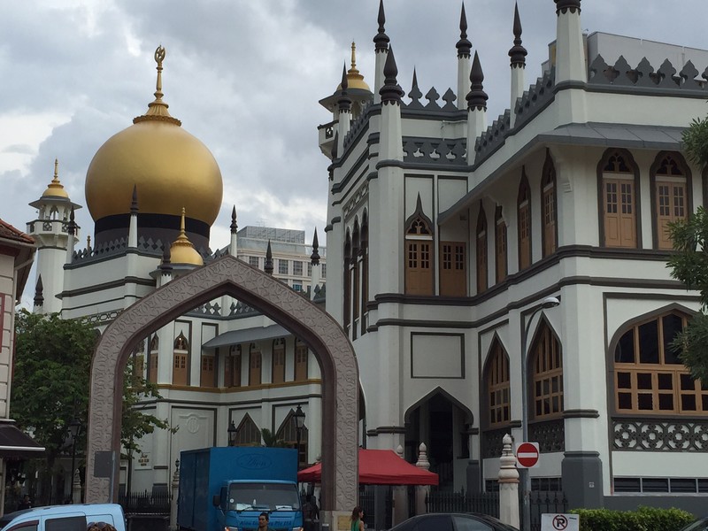 Old mosque in the Arab sector Singapore