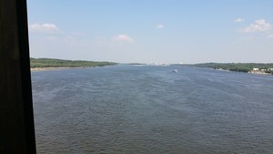 Danube from Train when travelling to Romania 