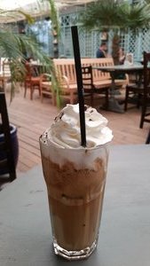 Cooling afternoon tipple, Amaretto Frappe, Cluj Napoca