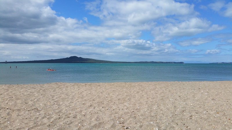Rangitoto as seen from Mission Bay