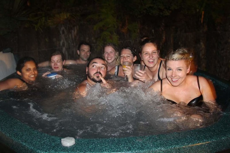 Love a hot tub party!
