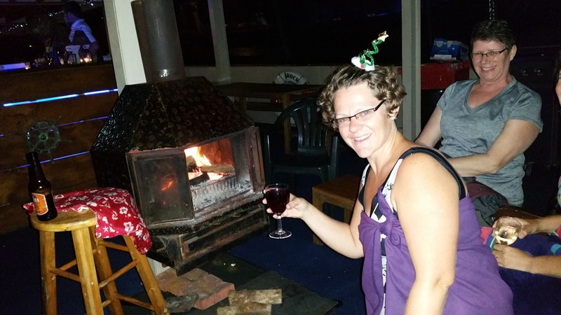 You can't beat a glass of red in front of the fire!