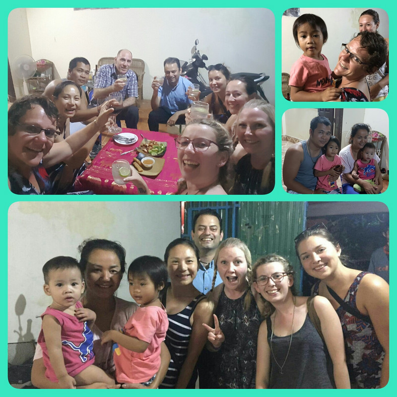 Cambodian hospitality with Visal and his family