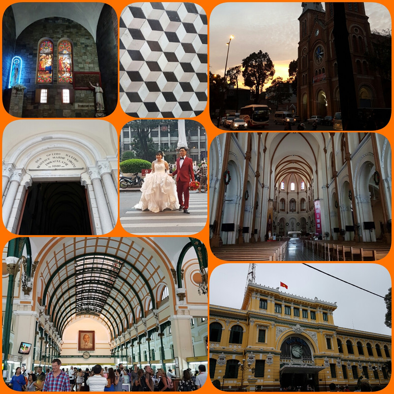 Ho Chi Minh, Post Office and Notre Dame Cathedral