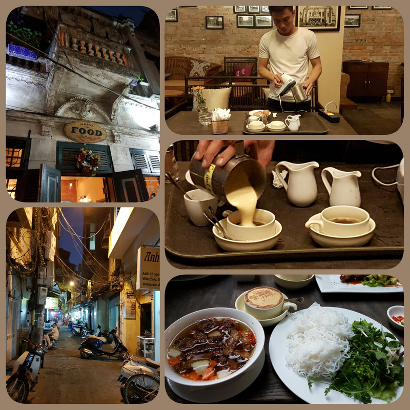 Food in Hanoi....Amazing Bun Cha and Egg Coffee