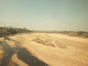Dry river beds on the way to Mamallapuram