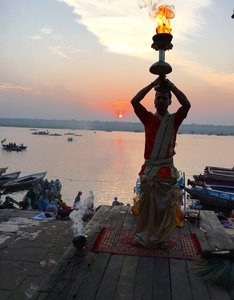 Sunrise on the Ganga River