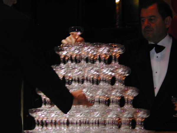 Champagne fountain