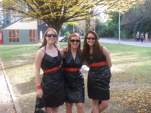 The time I wore a trash bag as a dress...