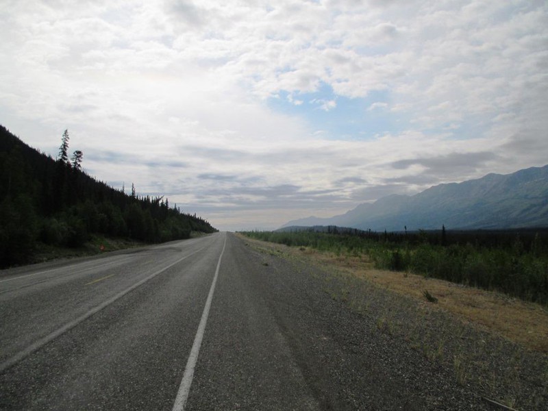 Alaska highway in Yukon