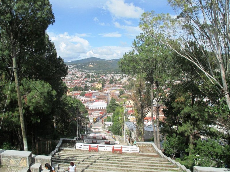 The view from Inglesia de San Christobal's church
