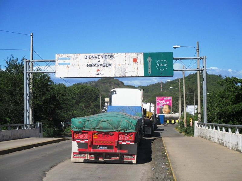 The border to Nicaragua