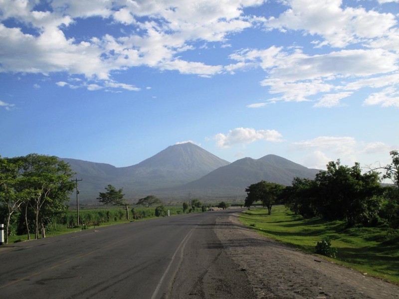 The road to Chinandega Nicaragua