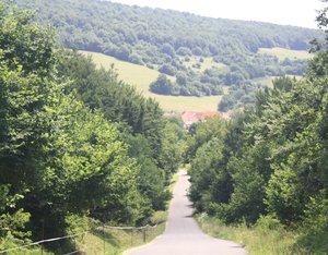 A town at the end of the road