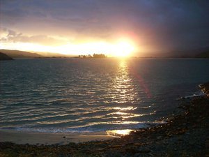 Sunset at Pilot Beach Dunedin