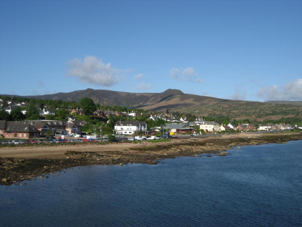 View of Brodick, Isle of Arran, from ferry | Photo