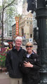Terry and Becky Chicago Theatre marquee