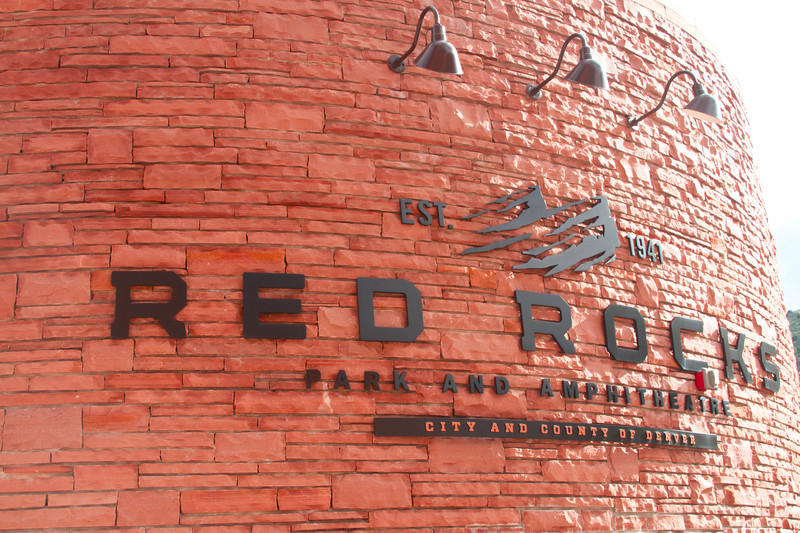 Red Rocks Amphitheatre Sign