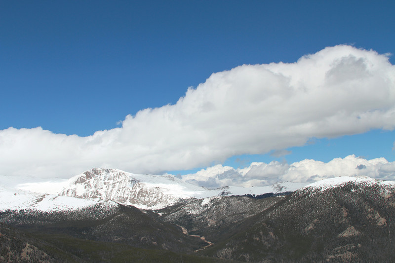 Snowcapped Mountains Rocky Mountain National Park