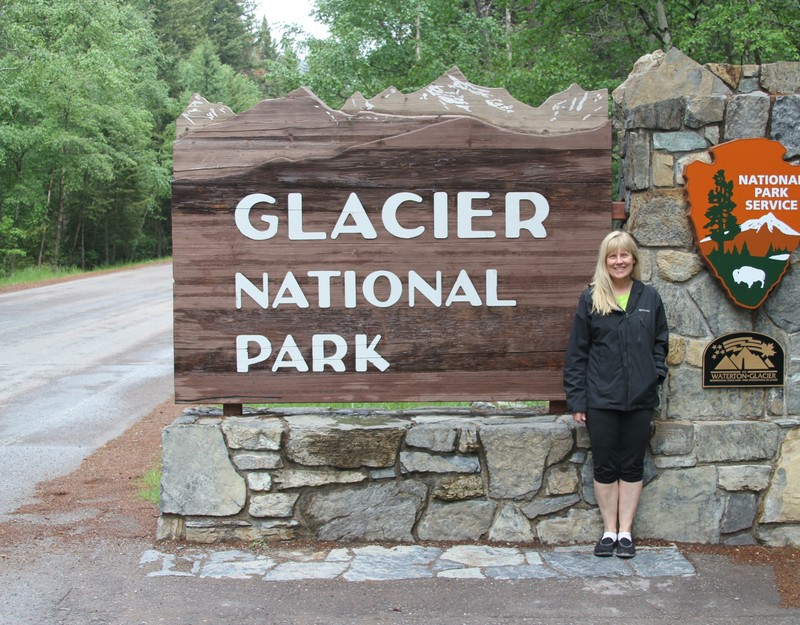 Entering Glacier National Park Montana