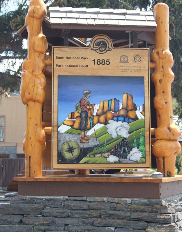 Banff town sign