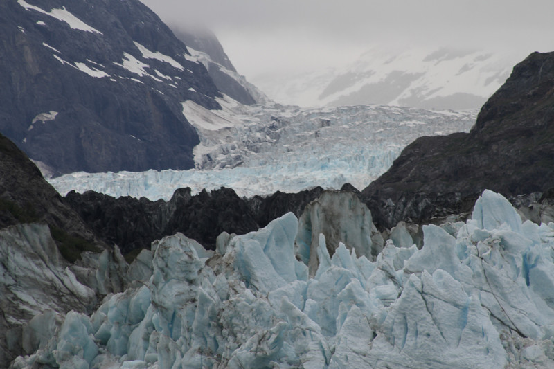 Closeup Margerie Glacier
