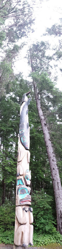 Traditional Tlingit Totem Pole