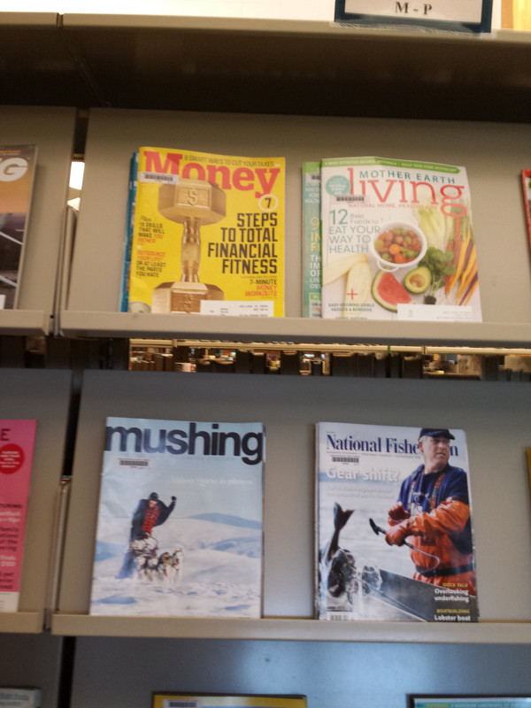 Magazines at Library