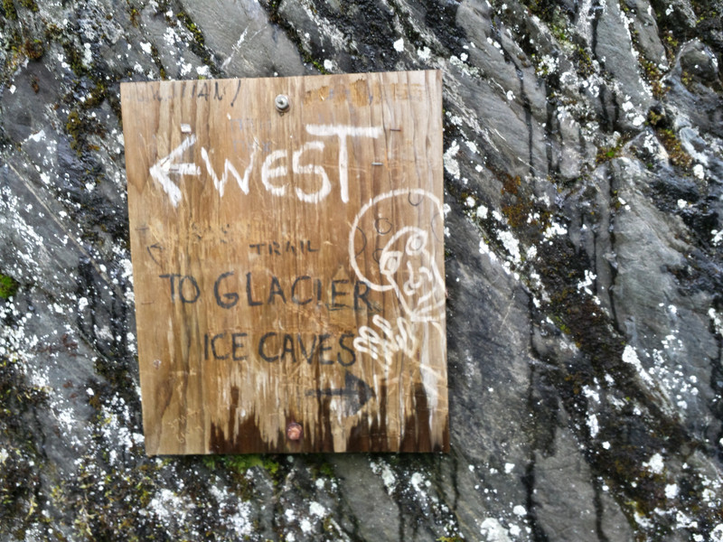 Sign from Fellow Hiker