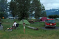 Seward Townsite Campground setting up camp
