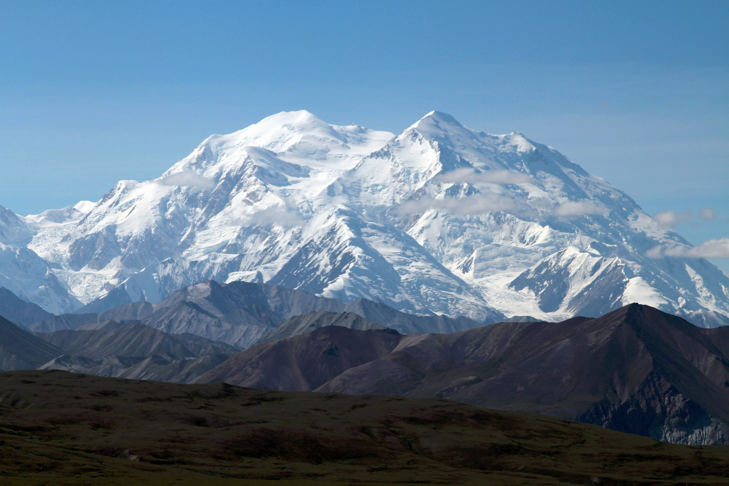 Closeup of Denali from Eielson Alpine Trail Thorofare Ridge | Photo