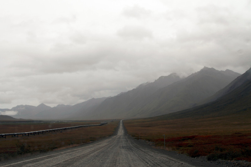 Northern pipeline beyond Atigun pass
