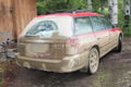 Mud on car at end of trip on Dalton Hwy