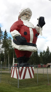 Santa at North Pole Alaska