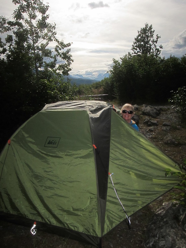 2015 08 13 Becky Tent Blueberry Lake Campsite