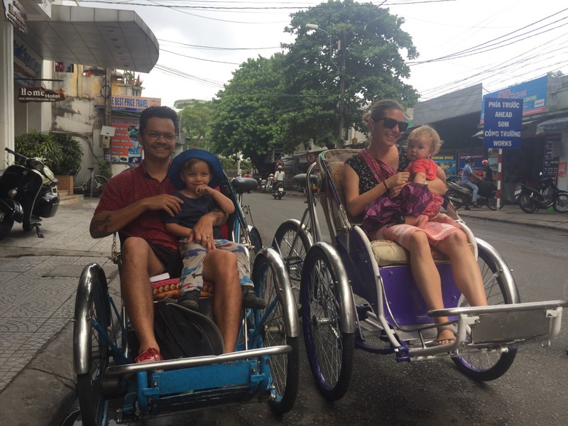 Rickshaw family
