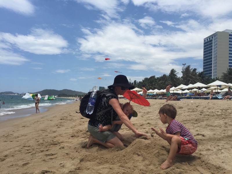 Kites and sand castles