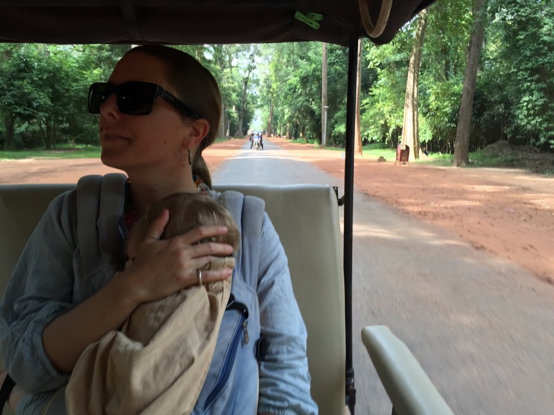 Driving in Angkor