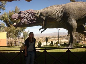 Me and a dinosaur