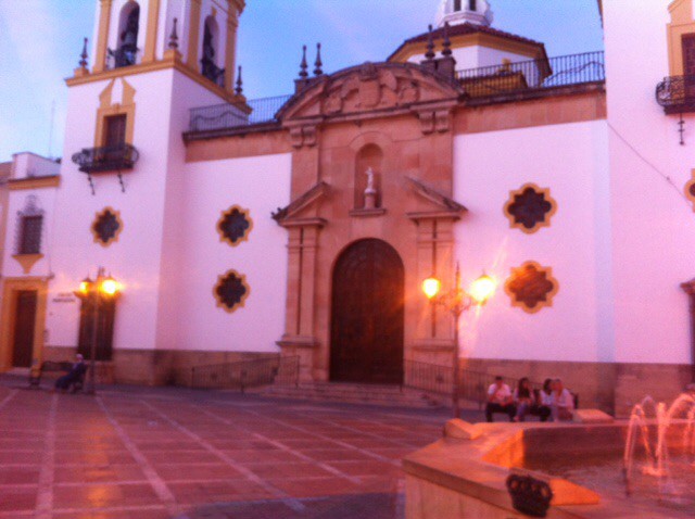 Ronda church in central plaza