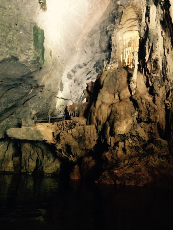 Inside Phong Nha cave 