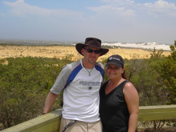 Bruce & Sheila at the Pinnacles Desert